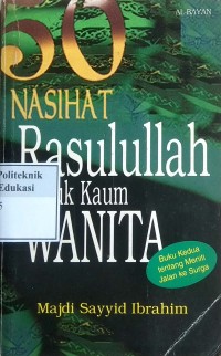 Image of 50 Nasihat Rasulallah untuk kaum wanita