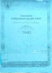 Image of DIrektori perkebunan kelapa sawit