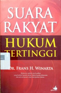 Image of Suara rakyat hukum tertinggi