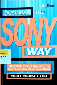 Image of Business the sony way