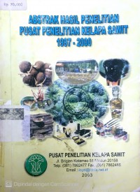 Image of Abstrak hasil penelitian pusat penelitian kelapa sawit 1997-2000