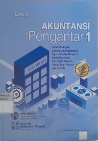 Image of Akuntansi suatu pengantar 1