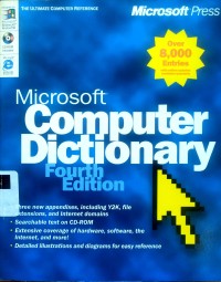 Image of Microsoft computer dictionary