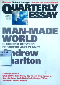 Image of Man-made world: choosing between progress and planet