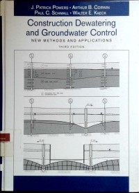Image of Construction dewatering and groundwater control: new methods and applications