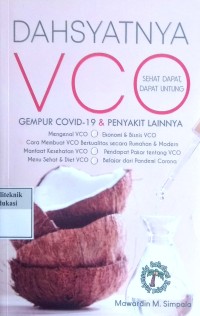 Image of Dahsyatnya vco sehat dapat, dapat untung: gempur covid-19 & penyakit lainnya