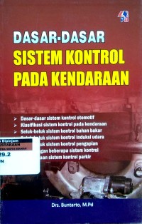 Image of Dasar-dasar sistem kontrol pada kendaraan