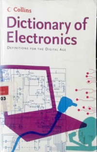 Image of Dictionary of electronics: definitions for the digital age