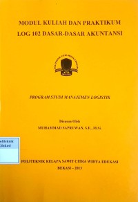 Image of Dasar-dasar akuntansi: modul kuliah dan praktikum