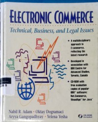 Image of Electronic commerce: technical, business, and legal issues