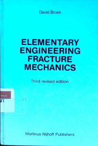 Image of Elementary engineering fracture mechanics