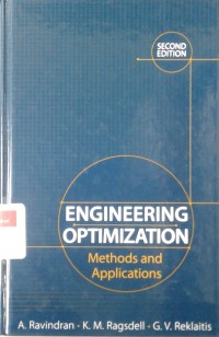 Image of Engineering optimization: methods and applications