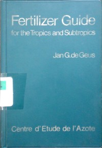 Image of Fertilizer guide for the tropics and subtropics