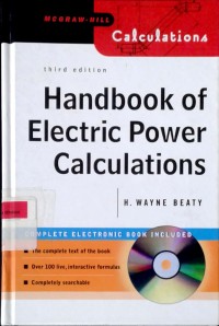 Image of Handbook of electric power calculations
