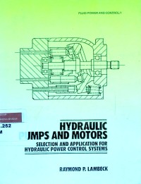 Image of Hydraulic pumps and motors: selection and application for hydraulic power control systems