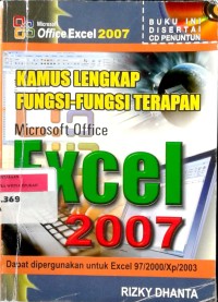Image of Kamus lengkap fungsi-fungsi terapan microsoft office excel 2007