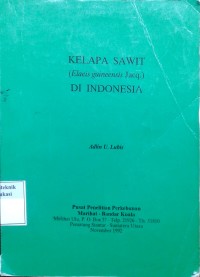 Image of Kelapa sawit [elaeis guineensis Jacq] di Indonesia