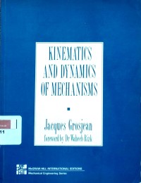 Image of Kinematics and dynamics of mechanisms