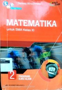 Image of Matematika untuk SMA kelas XI