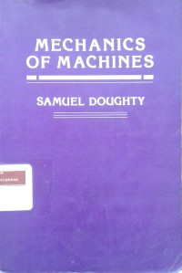 Image of Mechanics of machines