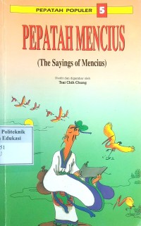 Image of Pepatah mencius = (the sayings of mencius)