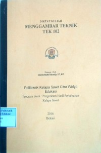 Image of Menggambar teknik: diktat kuliah