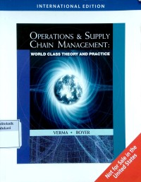 Image of Operation & Supply Chain Management. International ed