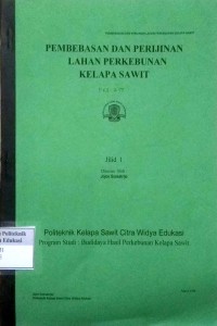 Image of Pembebasan dan perijinan lahan perkebunan kelapa sawit