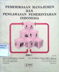 Image of Pemeriksaan manajemen dan pengawasan pemerintahan Indonesia