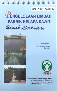 Image of Pengelolaan limbah pabrik kelapa sawit ramah lingkungan