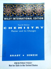 Image of Chemistry: matter and its changes
