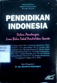 Image of Pendidikan Indonesia: dalam pandangan lima belas tokoh pendidikan swasta