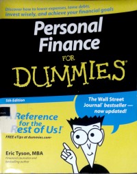 Image of Personal finance for dummies