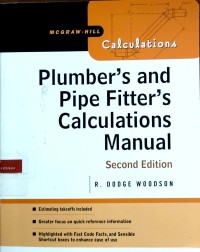 Image of Plumber's pipe fitter's calculations manual