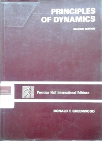 Image of Principles of dynamics