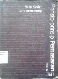 Image of Prinsip-prinsip pemasaran Edisi 12 jilid 1