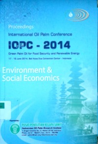 Image of Proceedings IOPC 2014 Environment and Social Economics: Green Palm Oil for Food Security and Renewable Energy