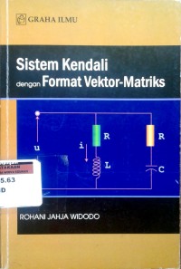 Image of Sistem kendali dengan format vektor-matriks