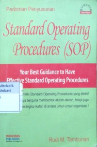 Image of Pedoman penyusunan standard operating procedure [SOP]