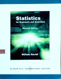 Image of Statistics for engineers and scientists