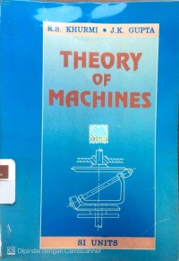 Image of Theory of machines: S.I. units