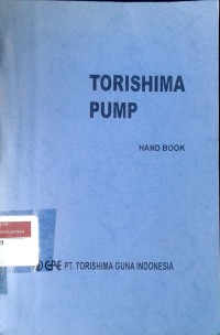 Image of Torishima pump: hand book
