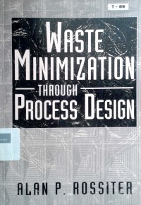 Image of Waste minimization through process design